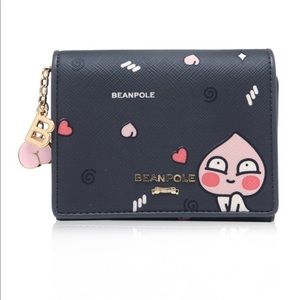 KAKAO Friends x Bean Pole Gray Mini Wallet APEACH